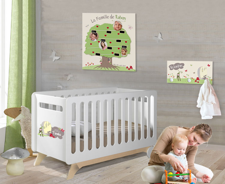 Déco chambre bébé: quelques techniques pour mettre en valeur les murs